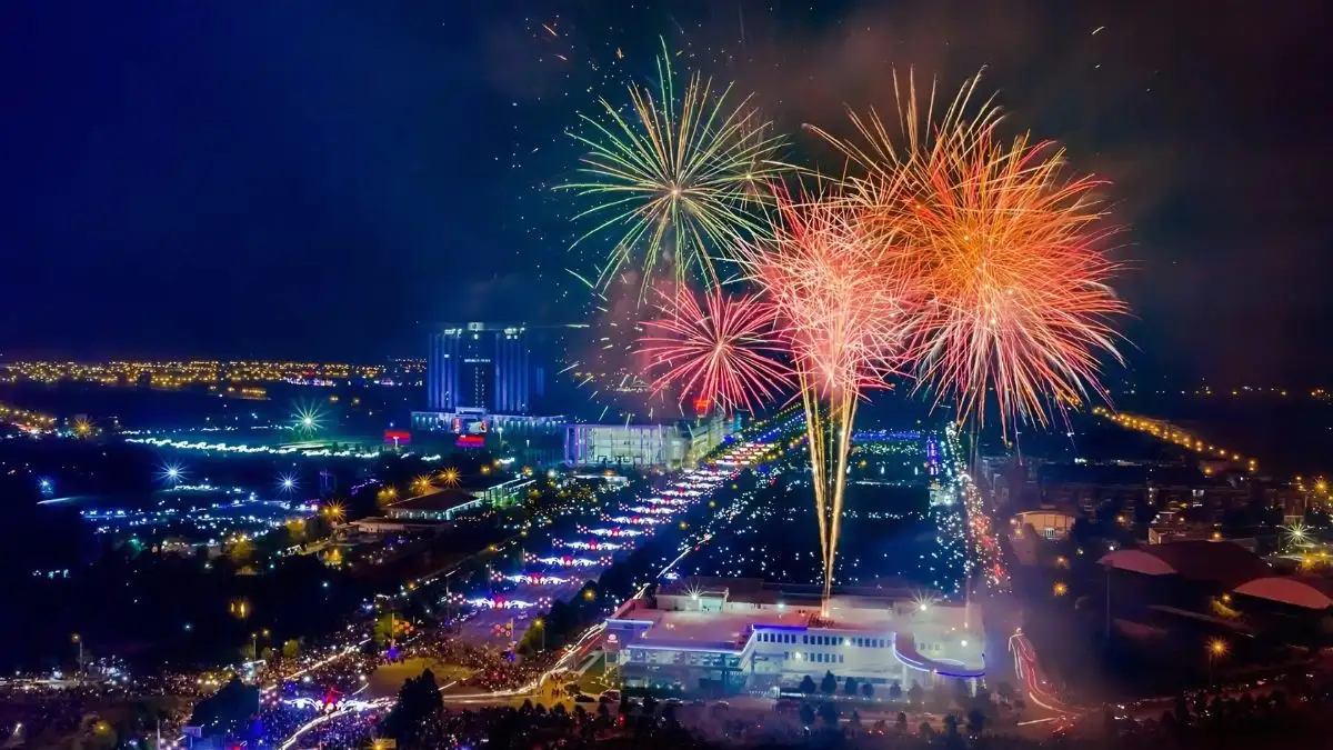 Bình Dương tổ chức văn nghệ và bắn pháo hoa kỷ niệm 50 năm thống nhất đất nước