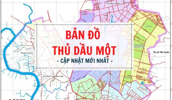 Bản đồ Thành phố Thủ Dầu Một, Bình Dương